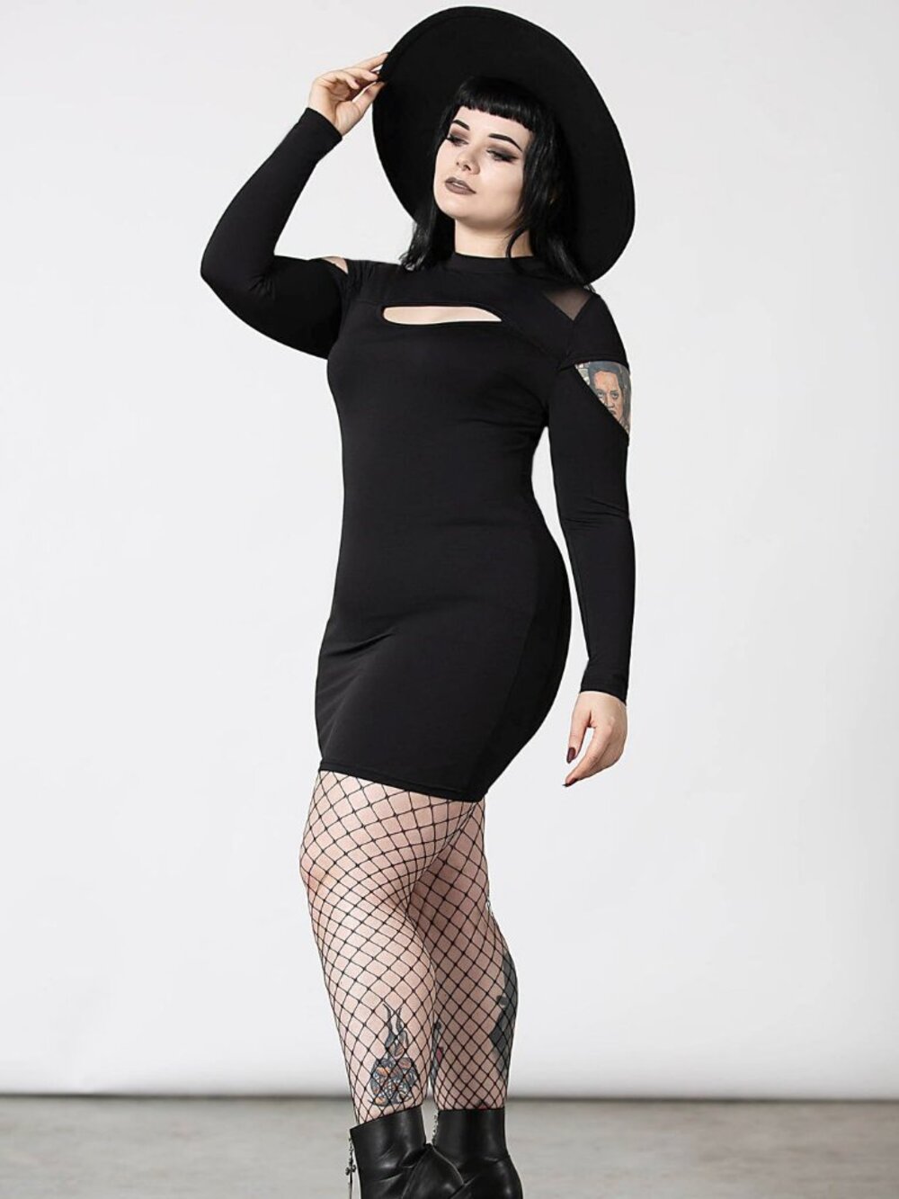 Killstar Cosmic Shift long sleeve dress XXL
